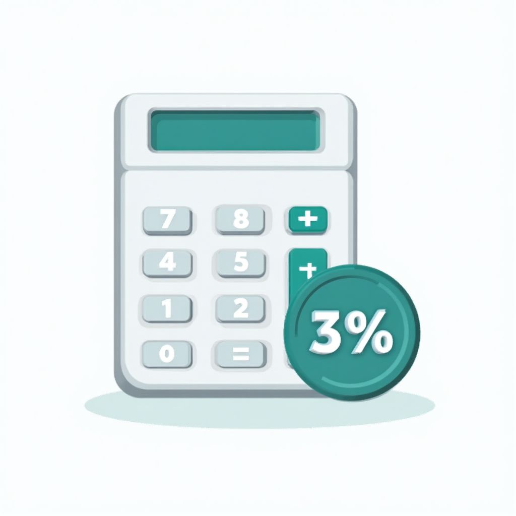 Ícono de calculadora financiera